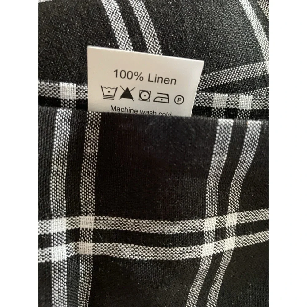 Solino Home Linen Square Tablecloth - Marseille Plaid 53
